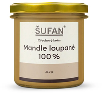 Máslo z loupaných mandlí 330g Šufan
